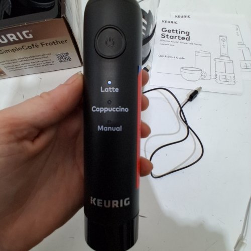 KEURIG SIMPLECAFÉ MILK FROTHER - 12OZ - BLACK (MODEL: MMF-BX08) image 2