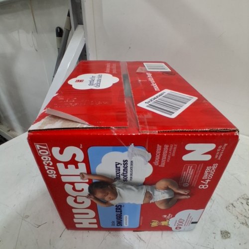84PK HUGGIES LITTLE SNUGGLERS DISPOSABLE DIAPERS - SIZE NEWBORN (UP TO 10LBS) - DISNEY BABY WINNIE THE POOH image 3