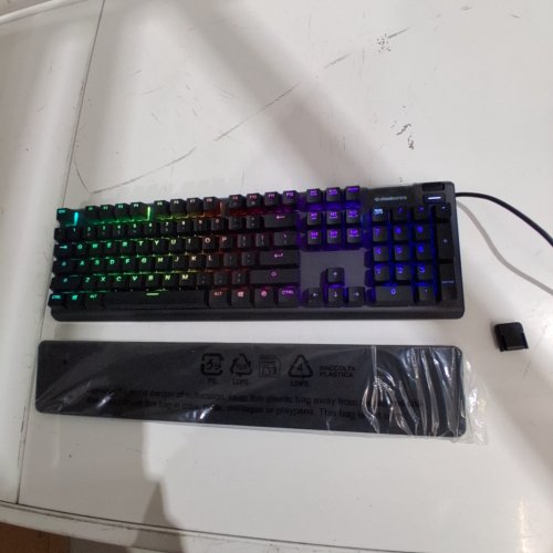 STEELSERIES APEX 5 MECHANICAL GAMING KEYBOARD – OLED SMART DISPLAY – USB PASSTHROUGH AND MEDIA CONTROLS – HYBRID GAMING SWITCHES BLUE – RGB BACKLIT (MODEL : APEX5) image 2