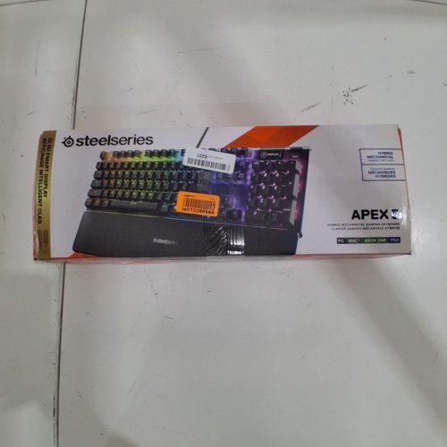 STEELSERIES APEX 5 MECHANICAL GAMING KEYBOARD – OLED SMART DISPLAY – USB PASSTHROUGH AND MEDIA CONTROLS – HYBRID GAMING SWITCHES BLUE – RGB BACKLIT (MODEL : APEX5) image 5