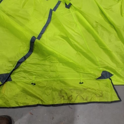 FLYTOP DOUBLE LAYER ALUMINUM ROD WINDPROOF WATERPROOF BACKPACKING TENT - 2 PERSON - 82.5" X 106" X 45" - GREEN/GREY image 7