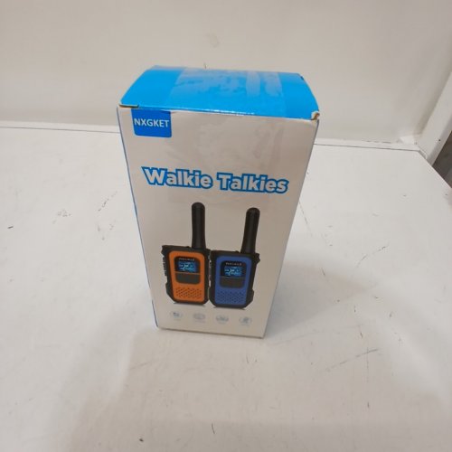 2PK NXGKET RECHARGEABLE WALKIE TALKIES LONG RANGE, 2 WAY RADIOS 22 CHANNELS - ORANGE/YELLOW image 4