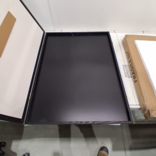 GUTAG WOODEN JERSEY DISPLAY FRAME WITH 98% UV PROTECTION ACRYLIC - 31.25" X 23.25" X 1.5" - BLACK (MODEL: JDF-H1) image 4