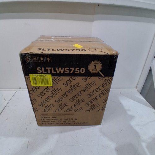 SERENELIFE BUCKET TOWEL WARMER - 120V - 210W - WHITE / BROWN (MODEL: SLTLWS750) image 5