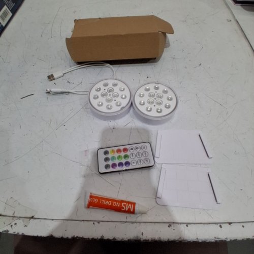 2PC UNBRANDED SWIMMING POOL LED LIGHTS - 2 REMOTES image 4