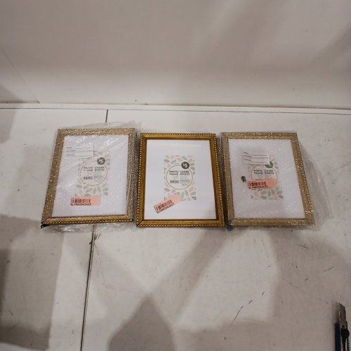 6PK GOLD PHOTO FRAMES - 8" X 10"; MAT FOR 4" X 6" - GOLD (STYLE: SALSITA) image 3