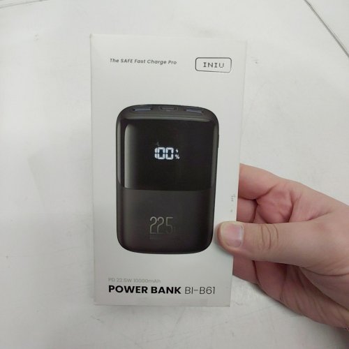 INIU 10000MAH POWER BANK - 22.5W - BLACK (MODEL : BI-B61) image 4