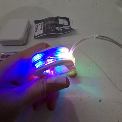 USB PLUG AND BATTERY POWERED DUAL PURPOSE FAIRY LIGHT - 16FT - MULTICOLOR image 2