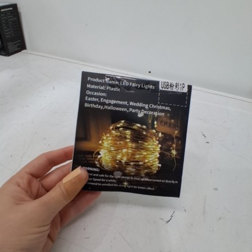 USB PLUG AND BATTERY POWERED DUAL PURPOSE FAIRY LIGHT - 16FT - MULTICOLOR image 4