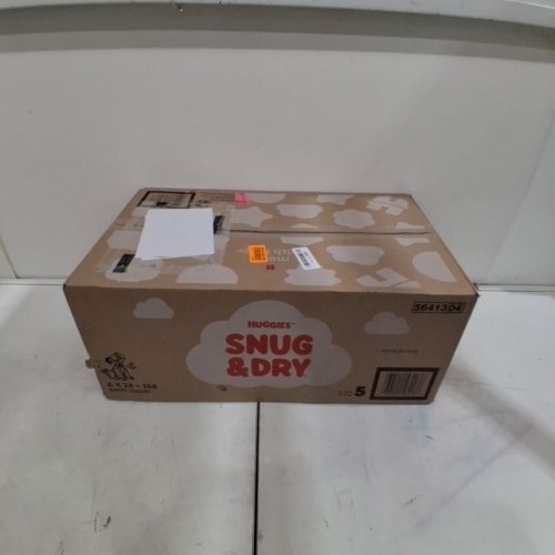 168PK HUGGIES SNUG & DRY BABY DIAPERS - SIZE 5 (27+ LBS) image 2