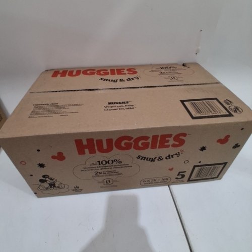 168PK BABY HUGGIES SNUG AND DRY DIAPERS - SIZE 5 (27+LB) - DISNEY MICKEY MOUSE (MODEL: 56413) image 3