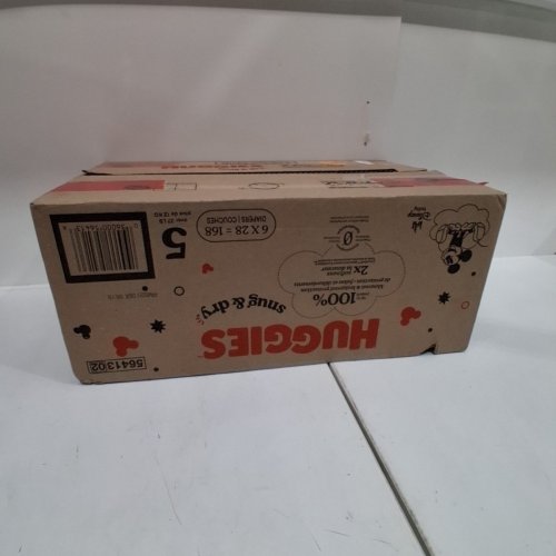 168PK BABY HUGGIES SNUG AND DRY DIAPERS - SIZE 5 (27+LB) - DISNEY MICKEY MOUSE (MODEL: 56413) image 4