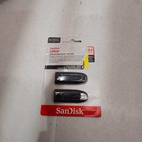 2PK SANDISK ULTRA CZ48 64GB USB 3.0 FLASH DRIVE TRANSFER SPEEDS UP TO 100MB/S image 2