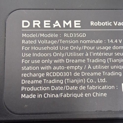 DREAME D20 PLUS 2-IN-1 ROBOT VACUUM AND MOP - 13,000PA SUCTION, DUST AUTO-EMPTY, LDS NAVIGATION - BLACK - (MODEL: RLD35GD) image 13
