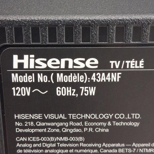HISENSE CLASS A4 SERIES LED FULL HD 1080P SMART FIRE TV - 43" - BLACK (MODEL: 43A4NF) image 14