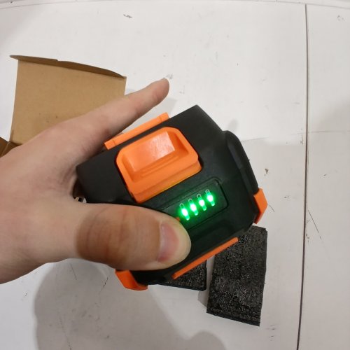 TOPWIRE POWER SHARE 24V 4.0AH SNOW BLOWER CORDLESS LI-ION BATTERY WITH CHARGER - BLACK, ORANGE image 2