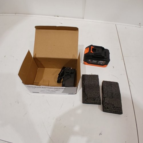 TOPWIRE POWER SHARE 24V 4.0AH SNOW BLOWER CORDLESS LI-ION BATTERY WITH CHARGER - BLACK, ORANGE image 4