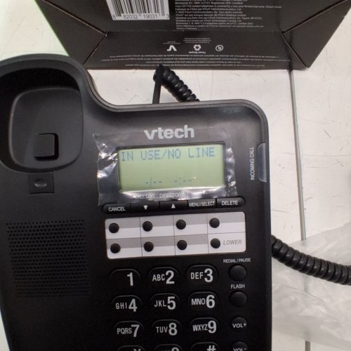 VTECH CORDED SPEAKERPHONE WITH CALLER ID - BLACK (MODEL: CD1153-BK) image 2