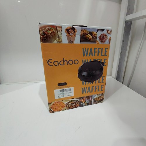 EACHOO NON-STICK WAFFLE MAKER - 7" - BLACK image 3