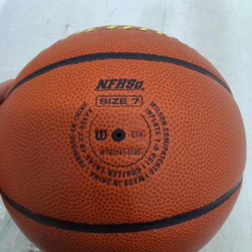 WILSON EVOLUTION INDOOR GAME BASKETBALL - SIZE 7 - OPTIC YELLOW (MODEL: ‎WTB0595ID0603) image 4