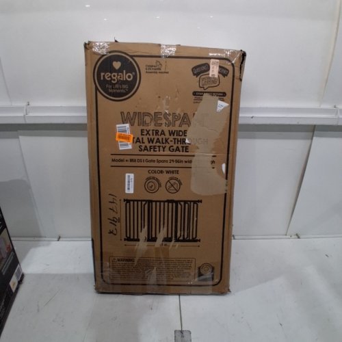 REGALO EASY-OPEN METAL SAFETY GATE - 29" - 56" X 29" - WHITE (MODEL: 1158DS) image 4