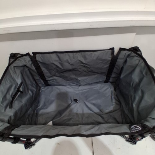OVERMONT 3-IN-1 COLLAPSIBLE WAGON CART - 220 LBS MAX - GRAY AND BLACK (MODEL: OM000025) image 3