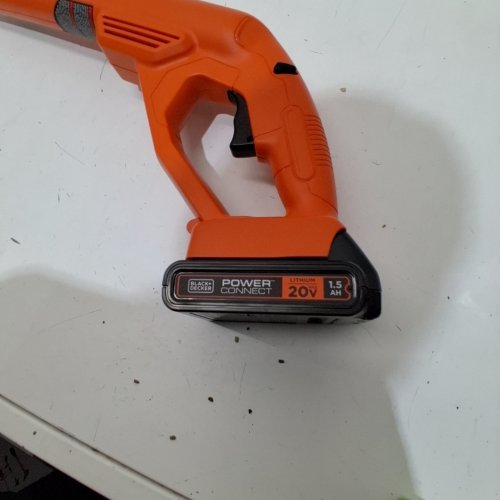 *TOOL ONLY* BLACK+DECKER STRING TRIMMER/EDGER - 10" - BLACK/ORANGE (MODEL: LST201-CA) image 2