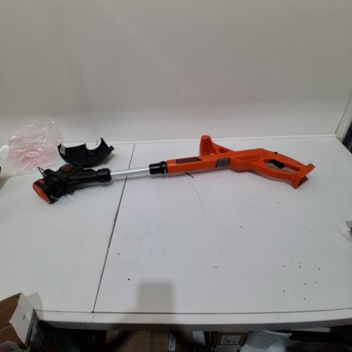*TOOL ONLY* BLACK+DECKER STRING TRIMMER/EDGER - 10" - BLACK/ORANGE (MODEL: LST201-CA) image 3