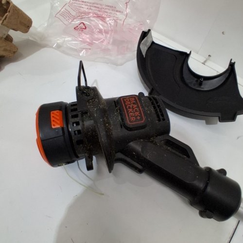 *TOOL ONLY* BLACK+DECKER STRING TRIMMER/EDGER - 10" - BLACK/ORANGE (MODEL: LST201-CA) image 4