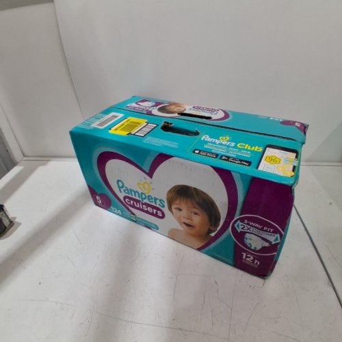 124PK PAMPERS CRUISERS DISPOSABLE BABY DIAPERS - SIZE 5 (27+LBS) image 4