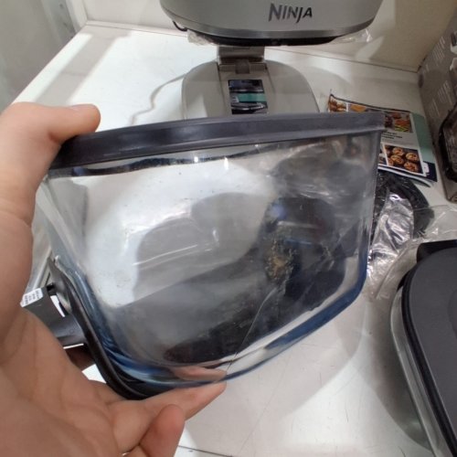 NINJA CRISPI PRO 6-IN-1 GLASS AIR FRYER - 2.5QT - BONE (MODEL: AS101CLG) image 3