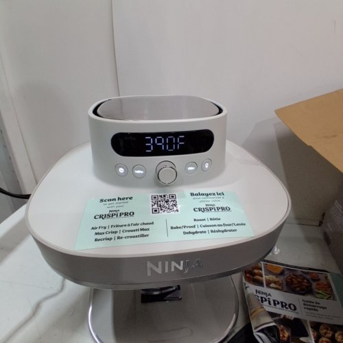 NINJA CRISPI PRO 6-IN-1 GLASS AIR FRYER - 2.5QT - BONE (MODEL: AS101CLG) image 5