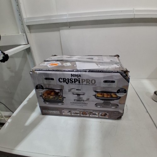 NINJA CRISPI PRO 6-IN-1 GLASS AIR FRYER - 2.5QT - BONE (MODEL: AS101CLG) image 7