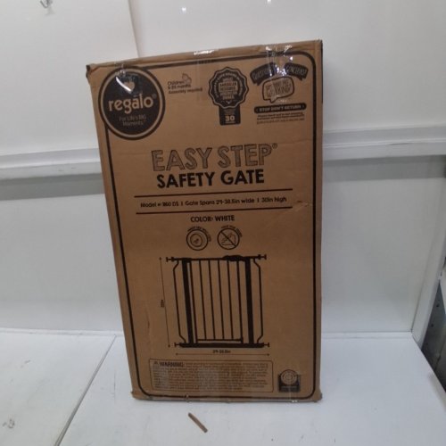 REGALO EASY STEP SAFETY GATE - 29"- 38.5" - WHITE (MODEL : 1160-DS) image 3