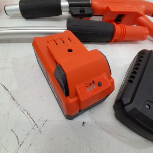 VOLTASK CORDLESS ELECTRIC SNOW SHOVEL WITH 1 BATTERY & CHARGER - 13" - 24V - BLACK/ORANGE (MODEL: CSS001-130OR-CAVK) image 4