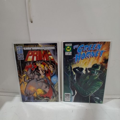 4 ASSORTED NOW, ULTRAVERSE, AND DC COMIC BOOKS - GREEN HORNET #3, PRIME #3, WORLD WITHOUT END #6 OF 6, THE SHADOW STRIKES #24 image 4