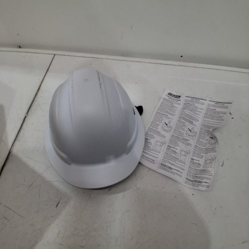 JACKSON SAFETY BLOCKHEAD2 TYPE 2 FULL BRIM HARD HAT - VENTED CLASS C - WHITE (MODEL:22520) image 3