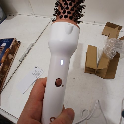 CONAIR DOUBLE CERAMIC THERMAL ROUND BRUSH - 1 1/4" - WHITE/PINK (MODEL: BC455C) image 2