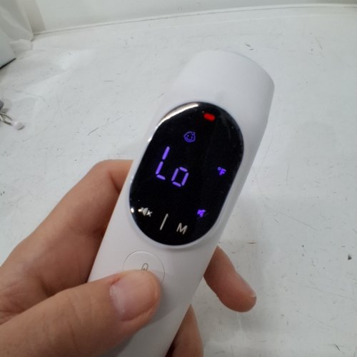 KEANOR INFRARED FORHEAD & EAR THERMOMETER WITH DIGITAL DISPLAY - WHITE/BLUE (MODEL: AOJ-20F) image 2