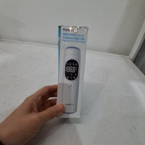 KEANOR INFRARED FORHEAD & EAR THERMOMETER WITH DIGITAL DISPLAY - WHITE/BLUE (MODEL: AOJ-20F) image 4