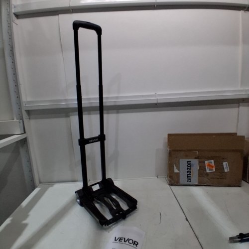 VEVOR PORTABLE & COLLAPSIBLE HAND TRUCK DOLLY - 110LBS MAX - BLACK (MODEL: PZS30) image 2