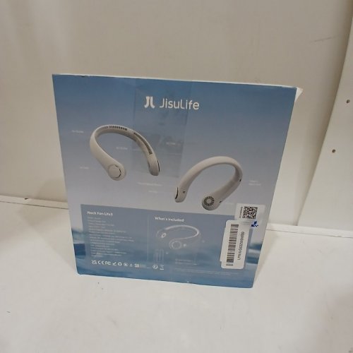 JISULIFE LIFE4 5-SPEED PORTABLE NECK FAN - OSFM - WHITE (MODEL: FA14-S) image 3