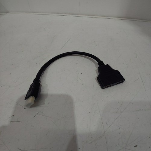 HDMI SPLITTER 1 IN 2 OUT DUAL HDMI CABLE SPLITTER MALE TO FEMALE 1FT image 2