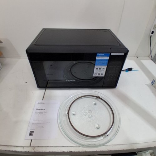 KENMORE COUNTERTOP MICROWAVE - 1.1 CU FT - BLACK (MODEL: KMCMF211BK10) image 3