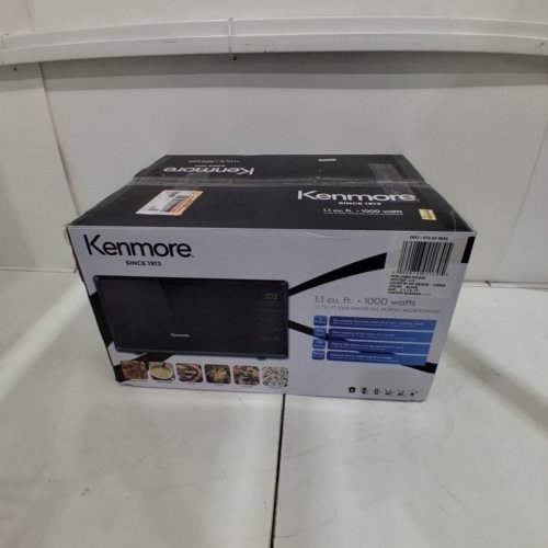 KENMORE COUNTERTOP MICROWAVE - 1.1 CU FT - BLACK (MODEL: KMCMF211BK10) image 7
