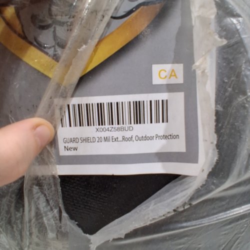 GUARD SHIELD ALL-PURPOSE TARP - 20FT X 30FT - 20 MM - BLACK image 2