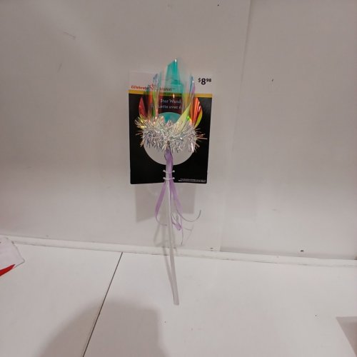 WAY TO CELEBRATE! LIGHT-UP STAR WAND - IRIDESCENT PURPLE (STYLE: WM36202) image 3