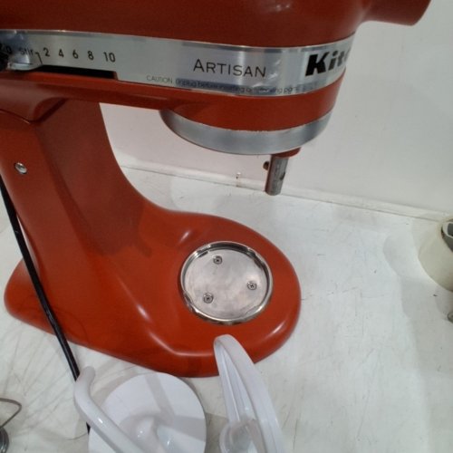 KITCHENAID ARTISAN SERIES TILT-HEAD ELECTRIC STAND MIXER WITH - 5QT. BOWL - SCORCHED ORANGE - (MODEL: KSM150PSSC) image 5