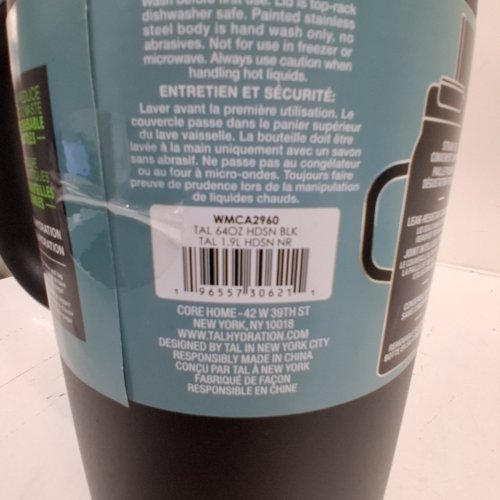 TAL HUDSON TUMBLER - 1.9L - BLACK (MODEL: WMCA2960) image 5