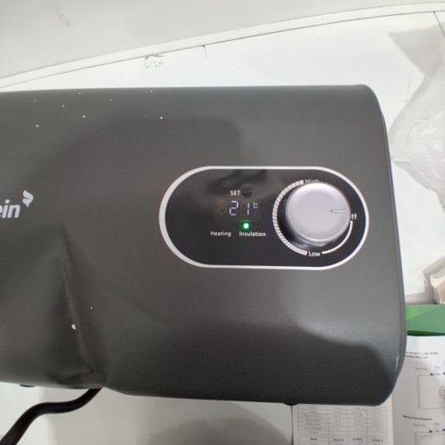 RANEIN ELECTRIC MINI TANK WATER HEATER - 1440W - 2.5GAL CAPACITY - BLACK - (MODEL: RC25G) image 2